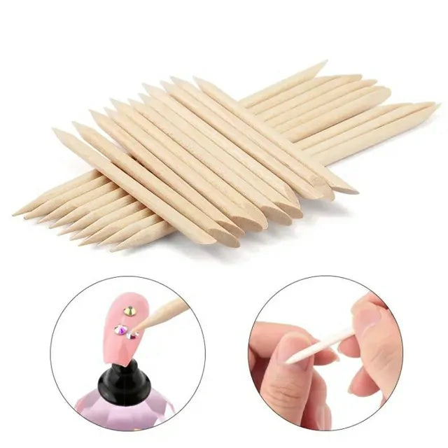 Disposable Mini Cuticle Sticks / Pushers (Pack of 24 Pieces)