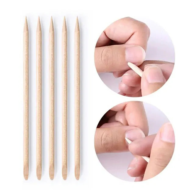 Disposable Mini Cuticle Sticks / Pushers (Pack of 24 Pieces)