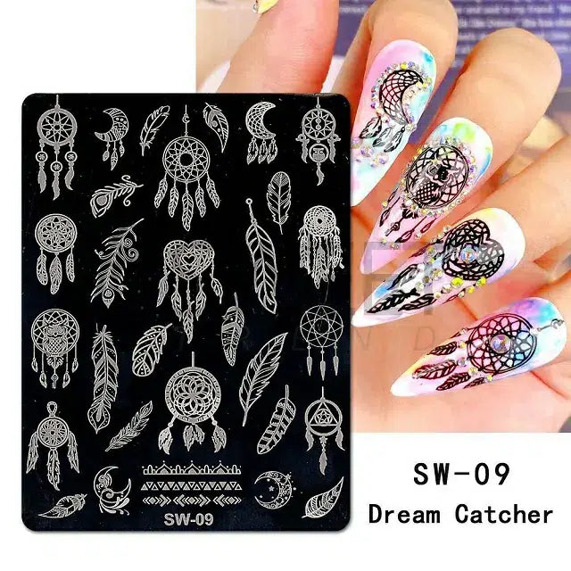 Dream Catchers Nail Stamping Plate (XY2022-A09)