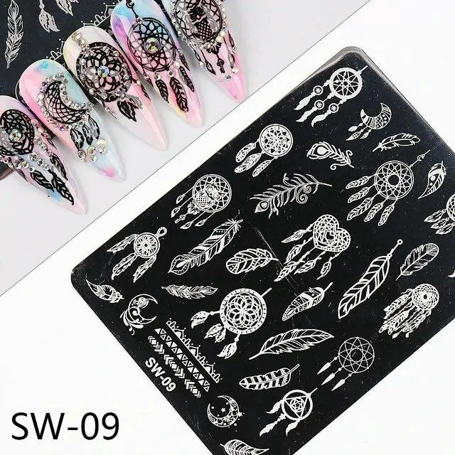 Dream Catchers Nail Stamping Plate (XY2022-A09)