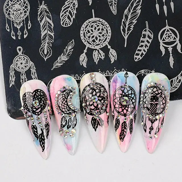 Dream Catchers Nail Stamping Plate (XY2022-A09)