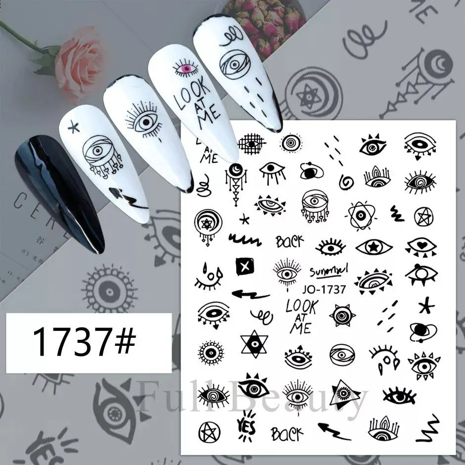 Evil Eye Sticker Sheets (JO-1737)