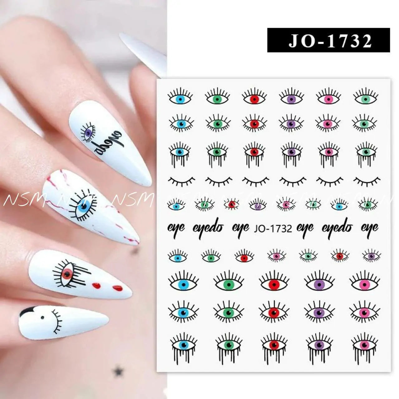 Evil Eyes Sticker Sheets (JO-1732)