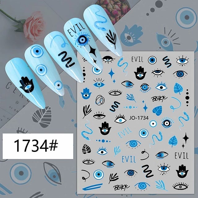 Evil Eyes Sticker Sheets (JO-1734)