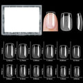 Extra Short Coffin Pre Buffed Gel Nail Tips (240 Pcs)