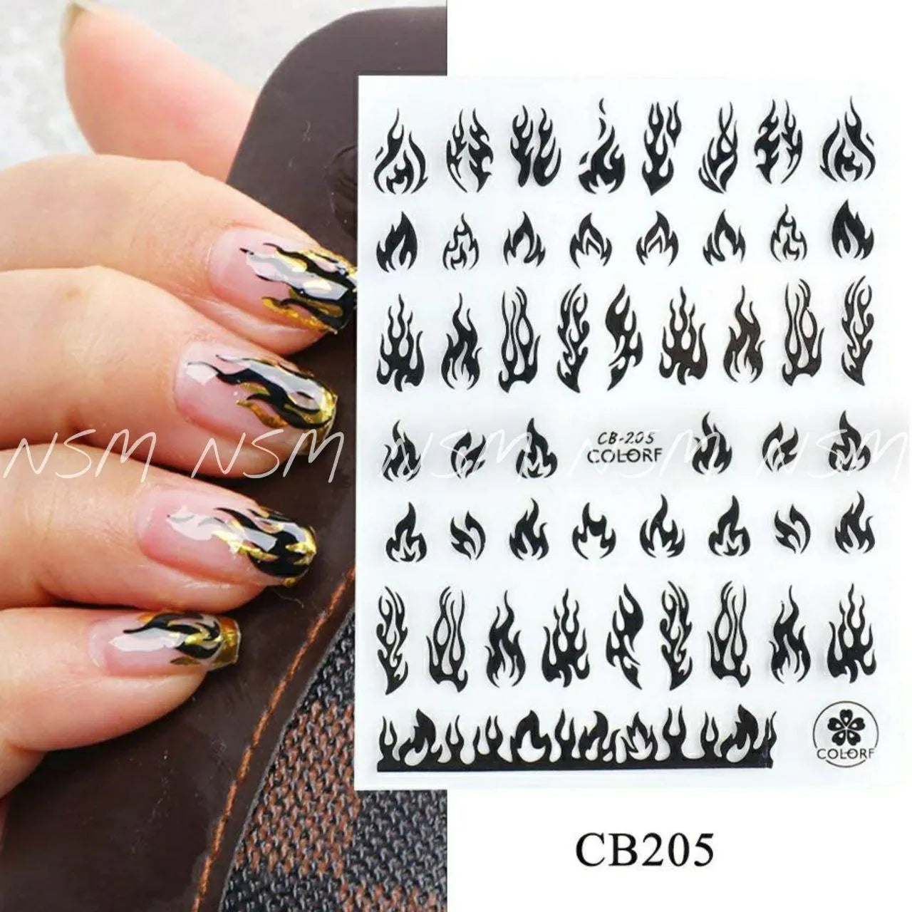Flames Sticker Sheets (CB - 205)