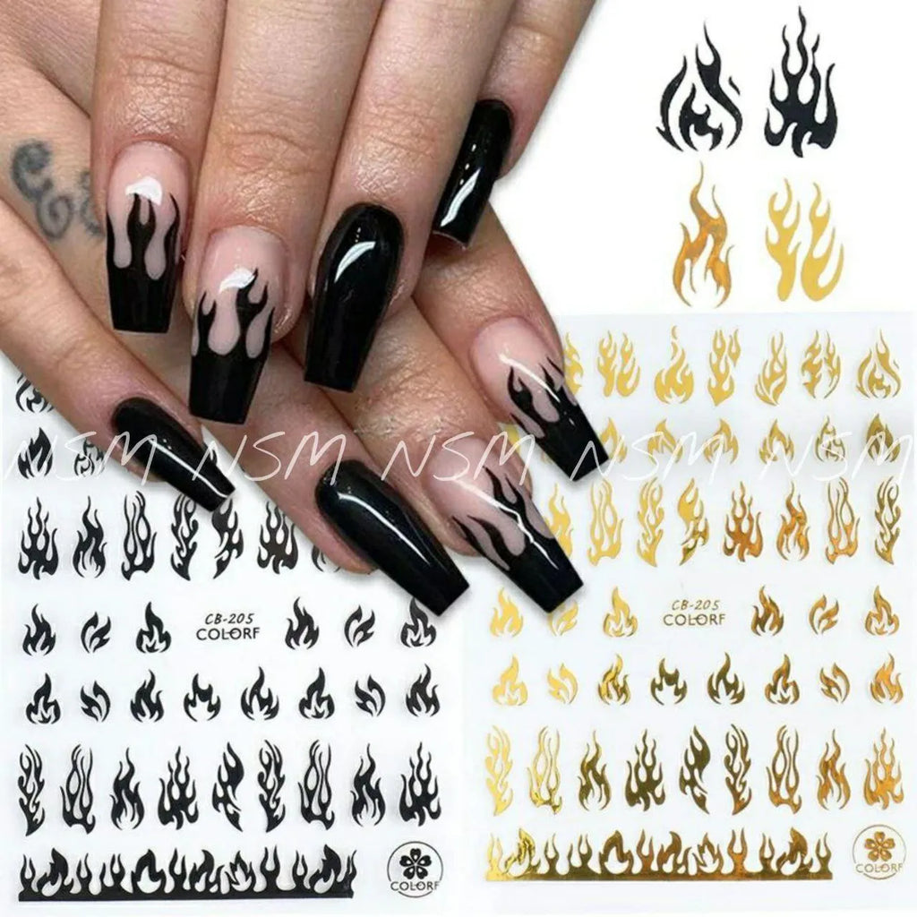 Flames Sticker Sheets (CB - 205)
