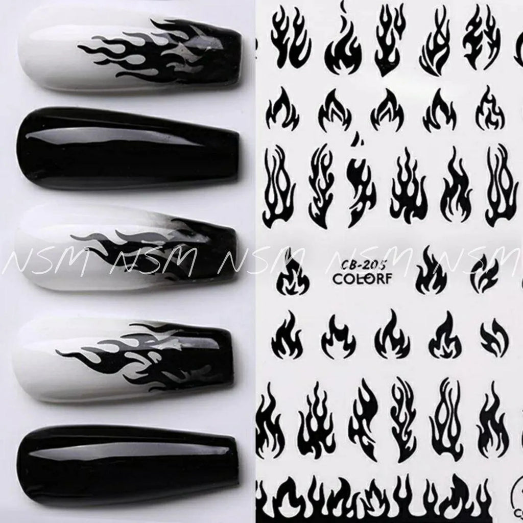 Flames Sticker Sheets (CB - 205)