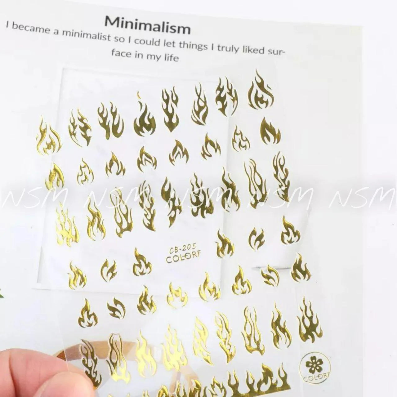 Flames Sticker Sheets (CB - 205)
