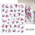 Floral Nail Art Sticker Sheet (JO-2238)