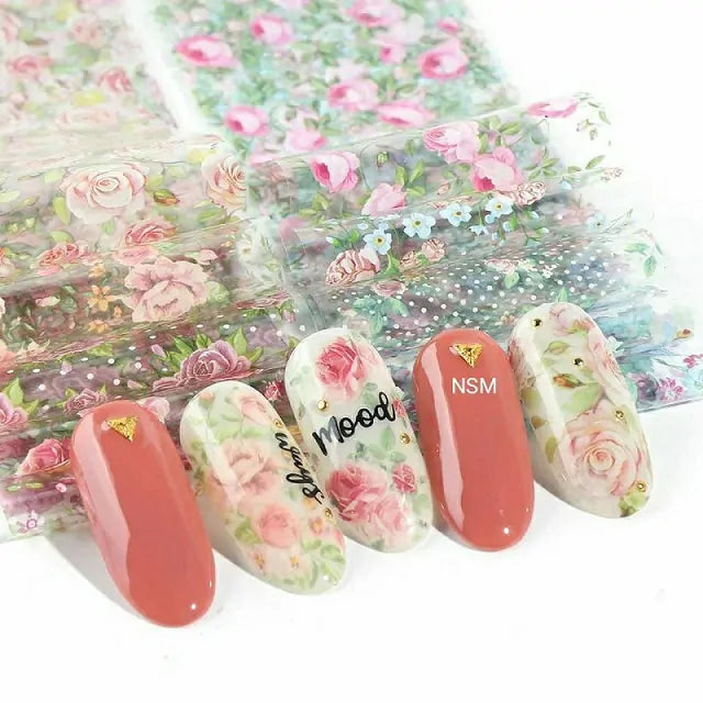 Floral Print Transfer Foil Box