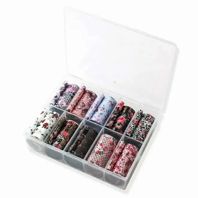 Floral Transfer Foil Box