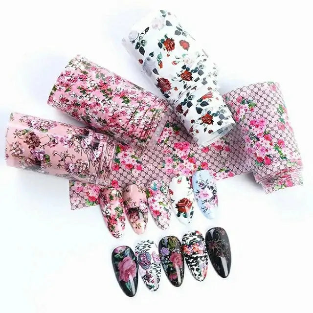 Floral Transfer Foil Box