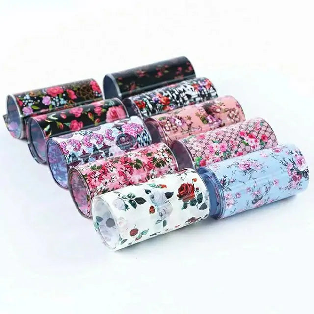 Floral Transfer Foil Box