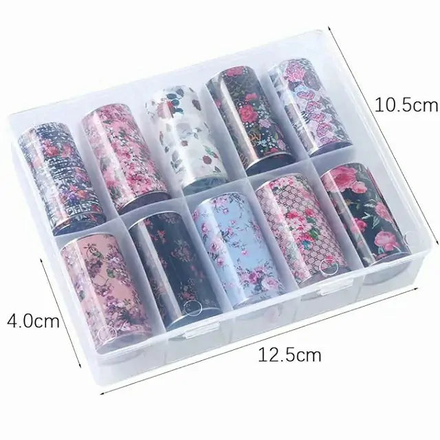 Floral Transfer Foil Box