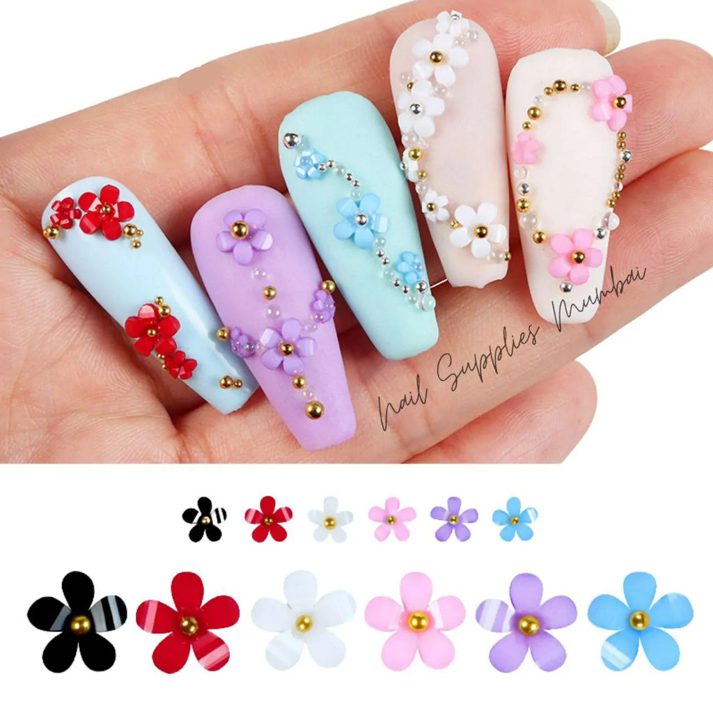 Flower Nail Charms Grid (Set No. 1)