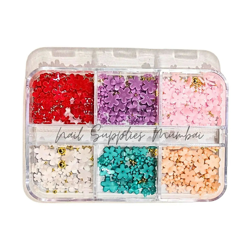 Flower Nail Charms Grid (Set No. 1)