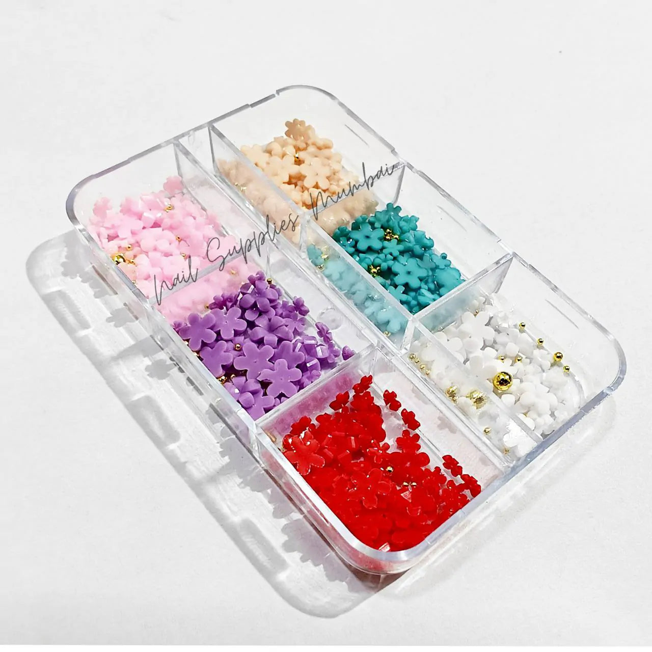 Flower Nail Charms Grid (Set No. 1)