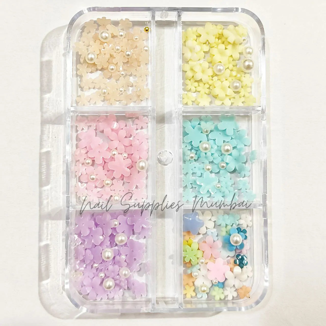 Flower Nail Charms Grid (Set No. 3)