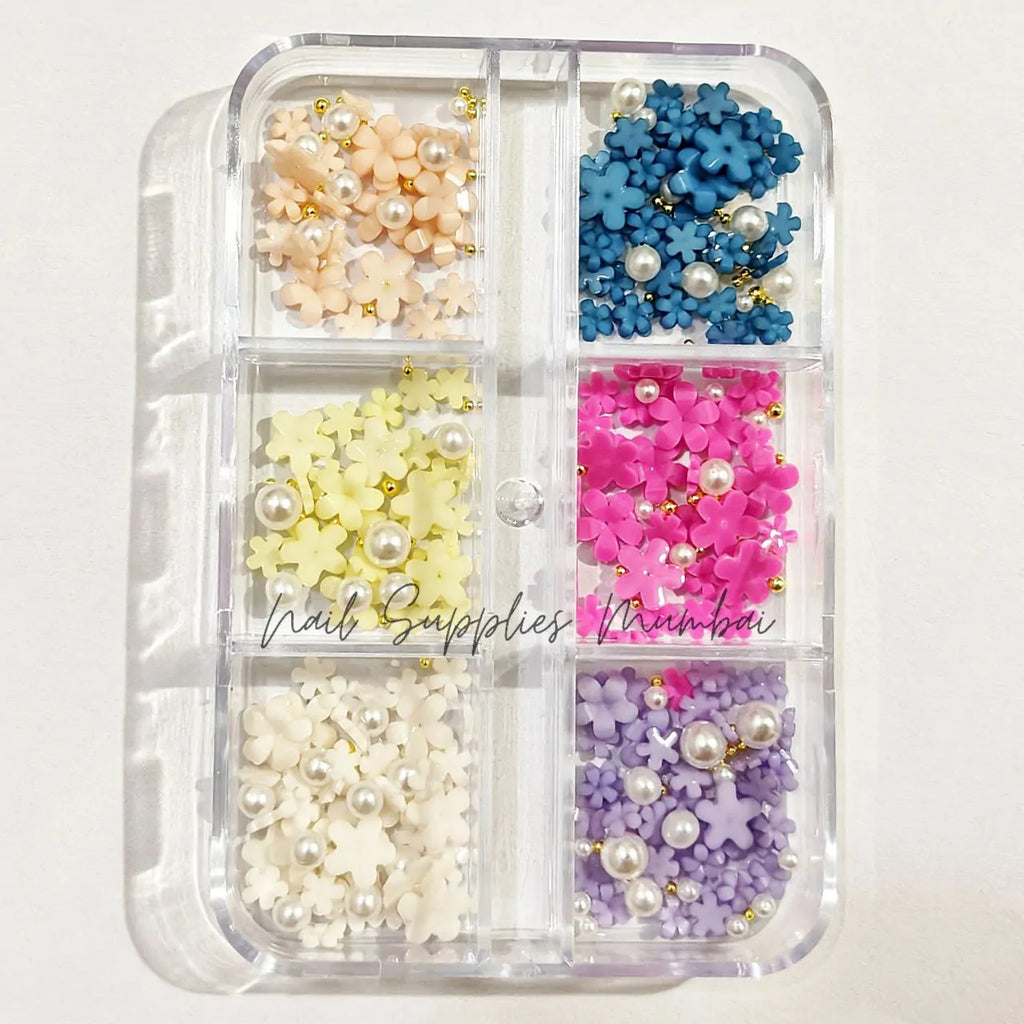 Flower Nail Charms Grid (Set No. 4)
