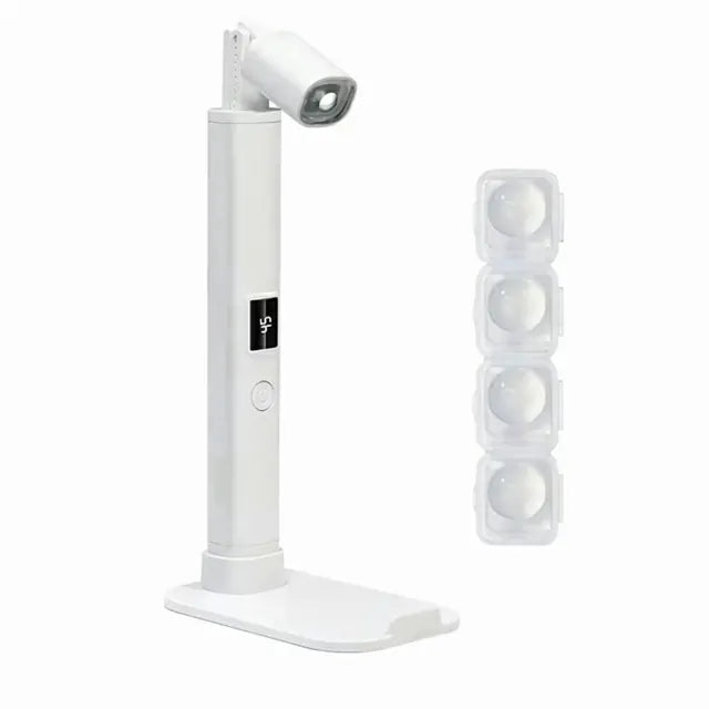Foldable Straight Line Nail Lamp With Stand Mobile Holder And Silicon Lenses