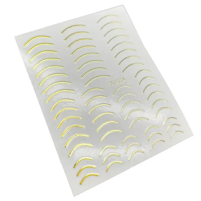 French Smile Line 3D Nail Stickers (JO-554)