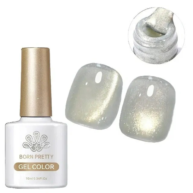 Born Pretty Gold Cat Magnetic Gel Nail Polish GC01 (10ml)