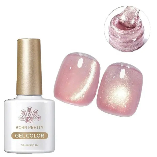 Born Pretty Gold Cat Magnetic Gel Nail Polish GC04 (10ml)