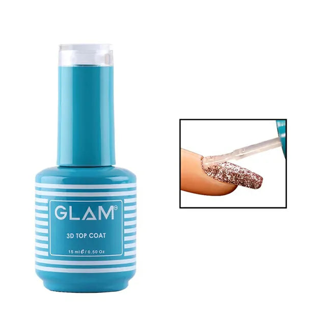 GLAM 3D Top Coat (15ml)