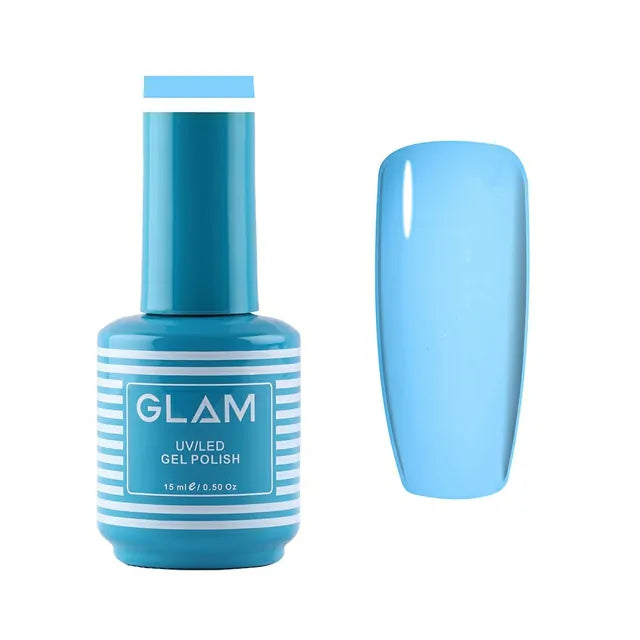 Glam Gel Nail Polish - Baby Blue (15ml)