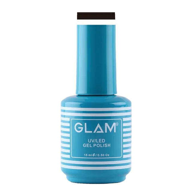 Glam Gel Nail Polish - Dark Mahagony Brown (15ml)