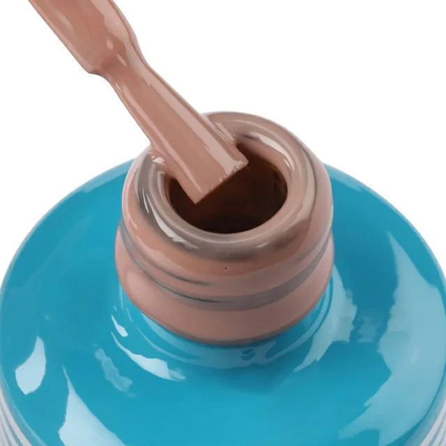 Glam Gel Nail Polish - Nude Brown (15ml)