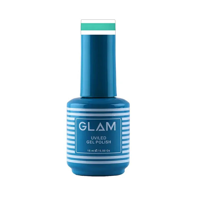 Glam Gel Nail Polish - Pale Turquoise Blue A (15ml)