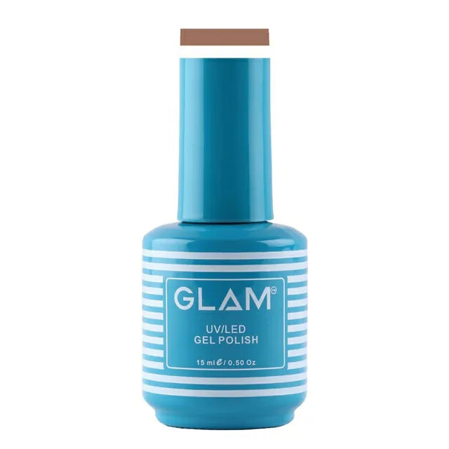 Glam Gel Nail Polish - Peanut Brown (15ml)