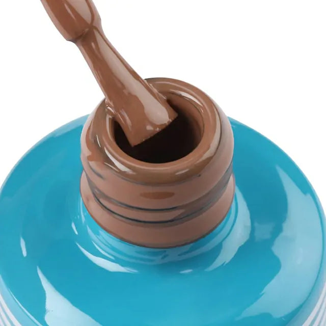 Glam Gel Nail Polish - Peanut Brown (15ml)