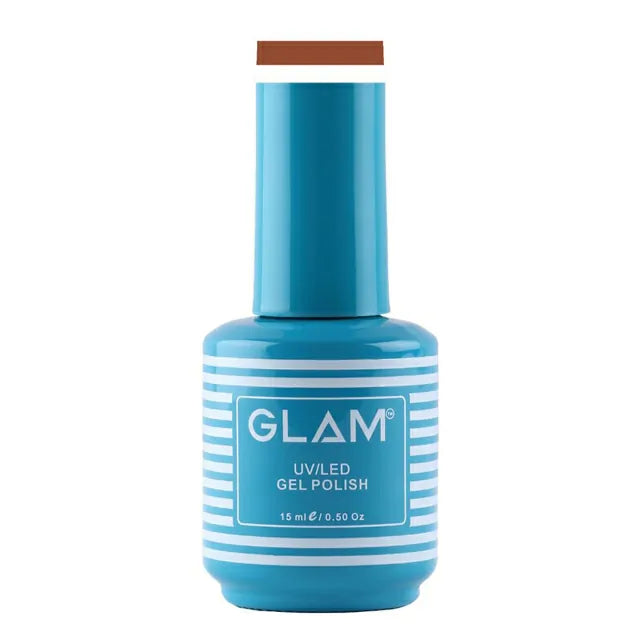 Glam Gel Nail Polish - Tawny Brown (15ml)