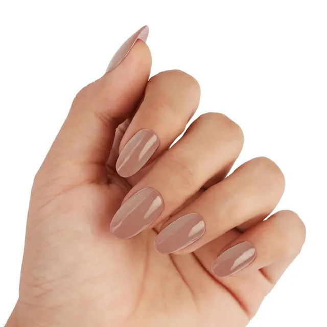 Glam Gel Nail Polish - Tawny Brown (15ml)