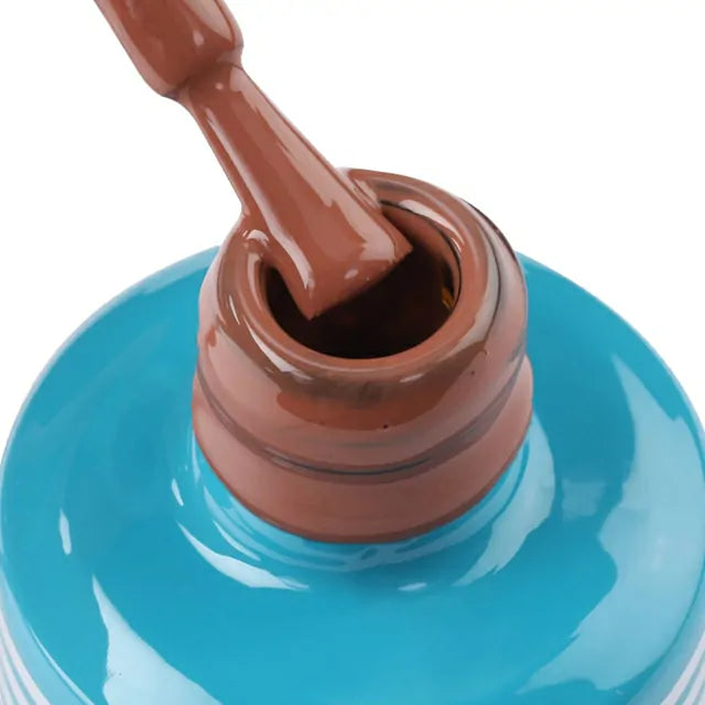 Glam Gel Nail Polish - Tawny Brown (15ml)