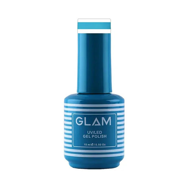 Glam Gel Nail Polish - Turquoise Blue A (15ml)