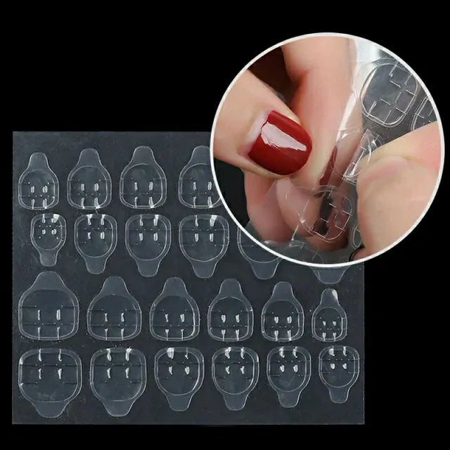 Glue Tabs For Press Ons (Set Of 10 For 24 Nails)