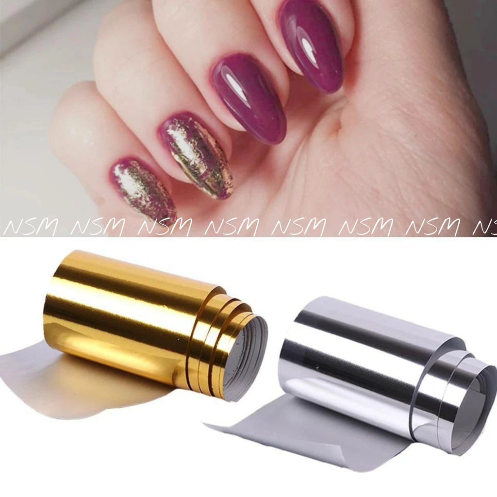 Gold and Silver Transfer Foil Roll (Pack of 2)