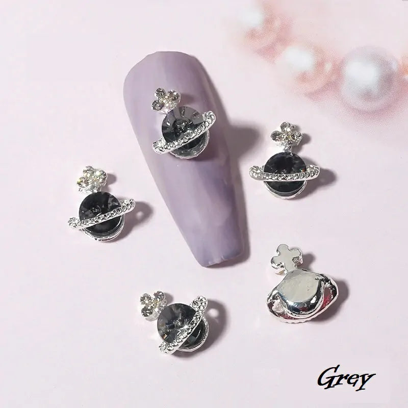 Planet Nail Charms (2pc Set)