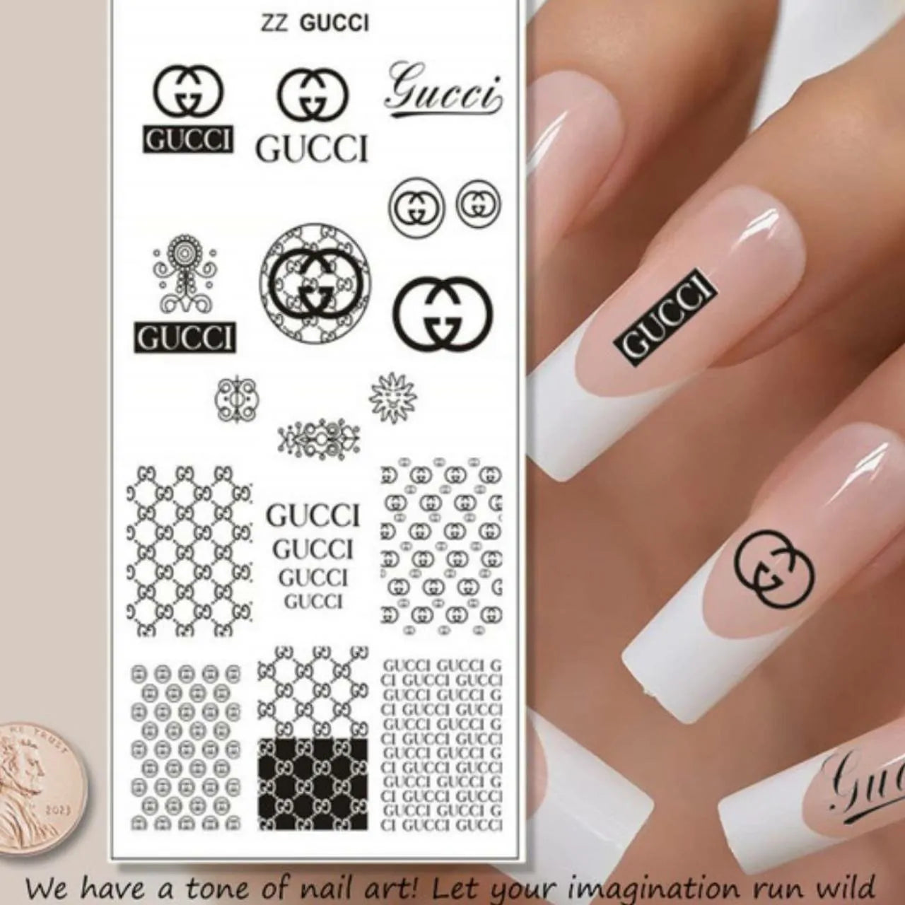 Gucci Nail Art Stamping Plate