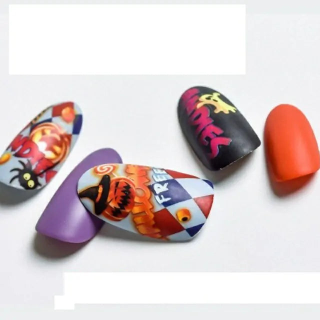 Halloween Nail Art Stickers Sheet (TS-194)