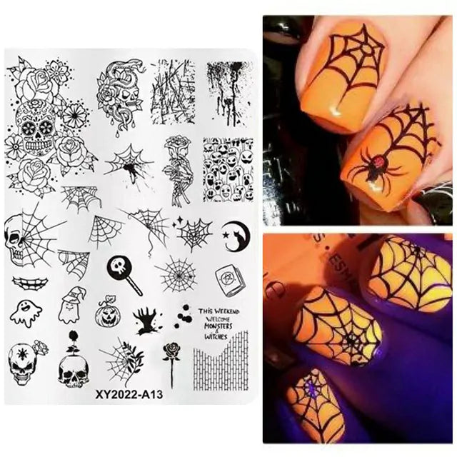 Halloween Theme Nail Stamping Plate (XY2022-A13)
