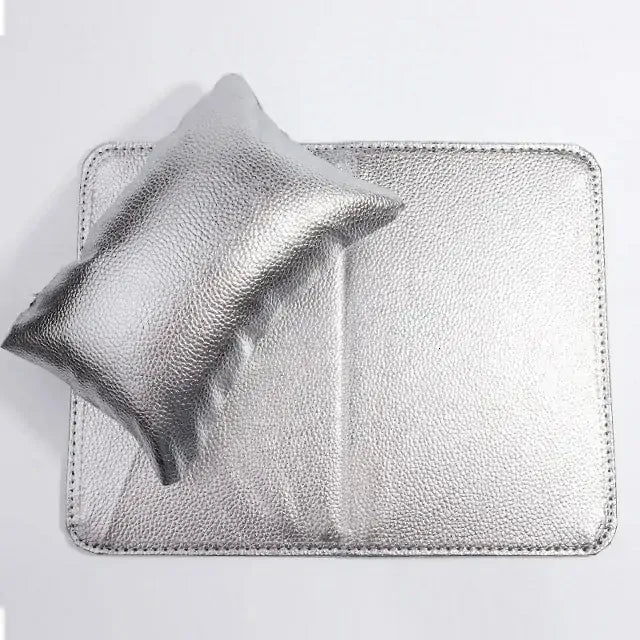 Hand Rest Pillow With Mat (Silver)