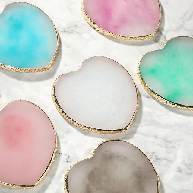Heart Shape Nail Art Mixing Palette (Random Color)