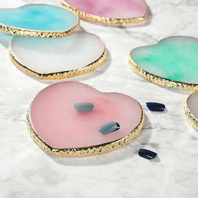 Heart Shape Nail Art Mixing Palette (Random Color)