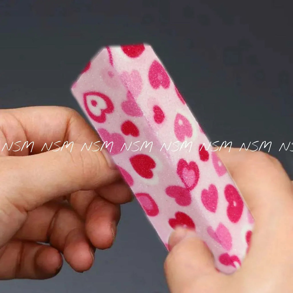Hearts Print Block Buffer