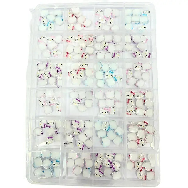 Hello Kitty Nail Charms Box (Approx. 150 Pcs)